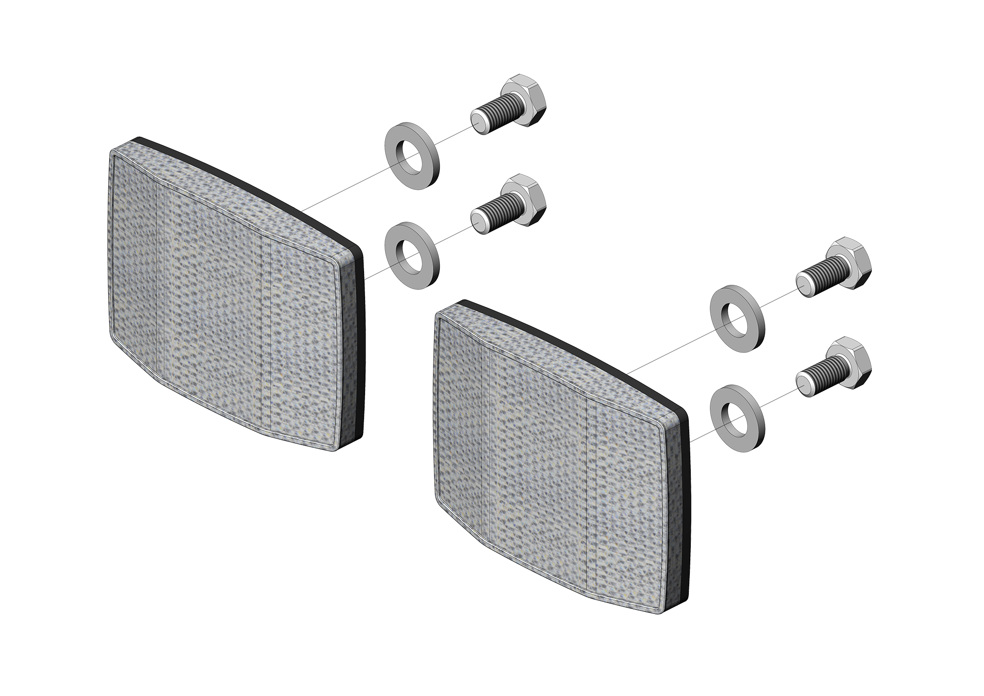 Reflectors front